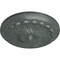 Ekena Millwork Flower Spiral Ceiling Medallion (Canopies up to 2"), 12 1/4"OD x 2 1/4"P, Athenian Green Crackle CM12FLAGC - alternate 6